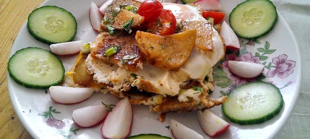 Яичница королевская