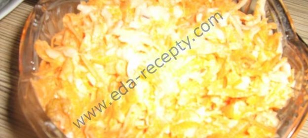 Салат из свежей моркови и редьки