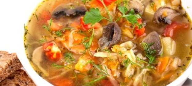 Щи с грибами по‑монастырски