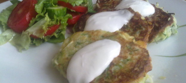 Картофельно-кабачковые оладьи