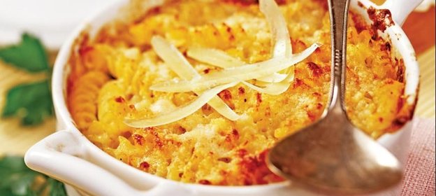 Гратен из курицы с макаронами