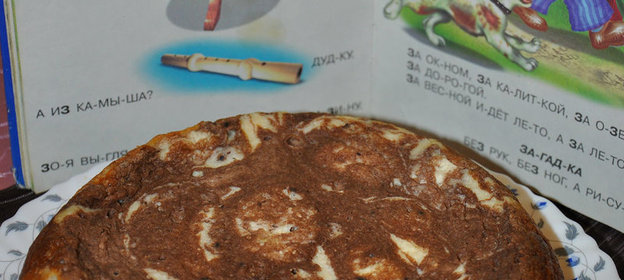 Запеканка творожная с какао (в мультиварке)