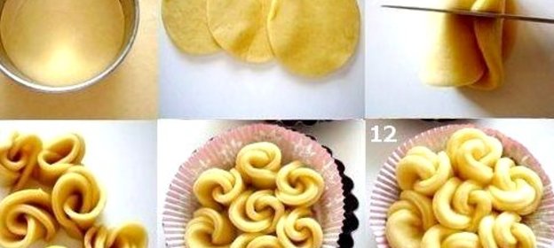 Воздушные кружевные булочки