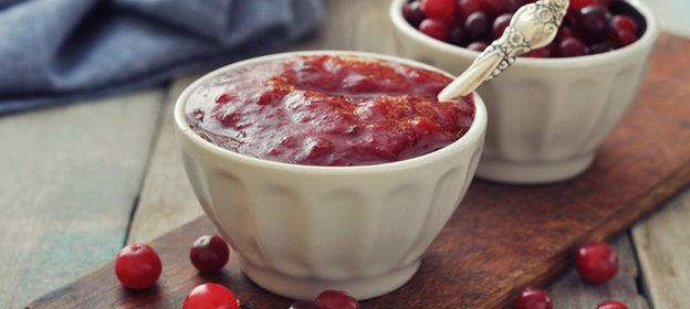 Клюквенное-яблочный соус для мяса