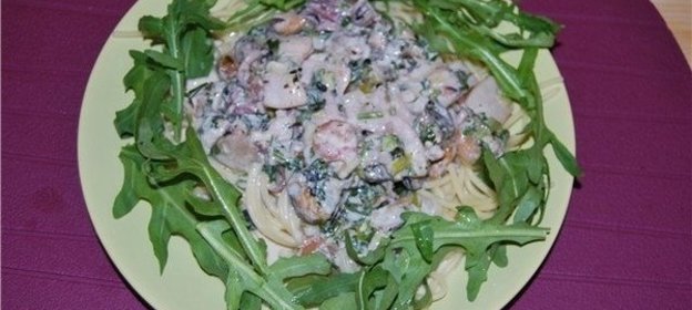 Салат из морепродуктов