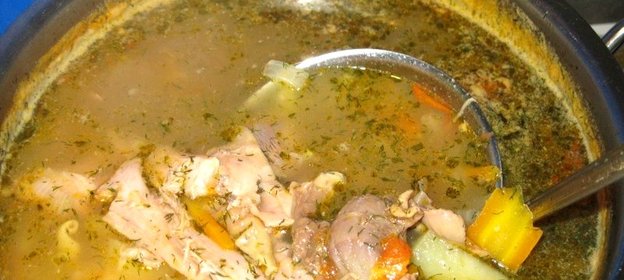 Бульон из петуха