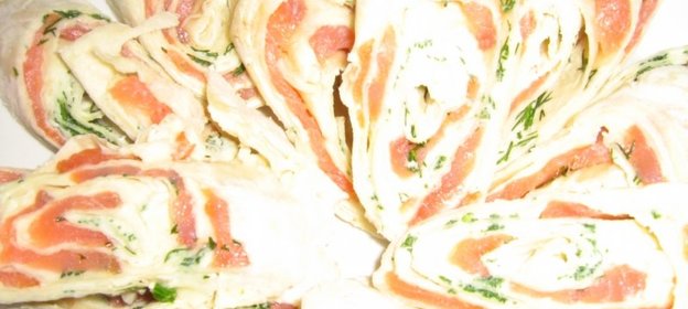 Рулетики с красной рыбой Морской бриз