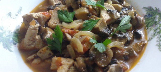 Любителям баранины. Баранья требуха с картофелем и сметаной. Дешево и вкусно!