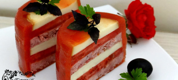 Томатно-желейная закуска