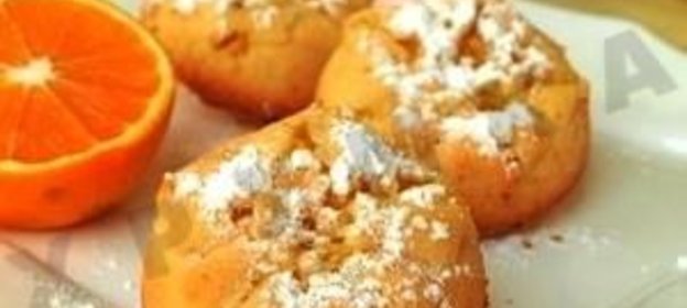 Маффины с апельсином и кокосом