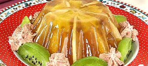 Фрукты в желе