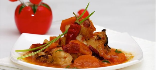 Морской окунь по-арабски