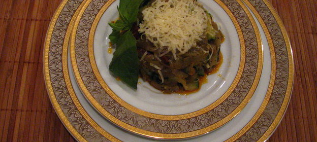 овощи с пепперони в итальянском стиле