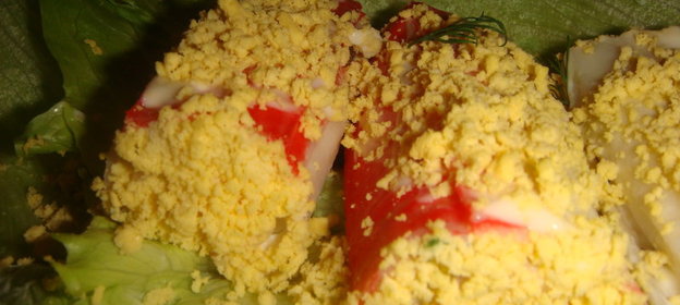 Крабовые палочки Фаршированые