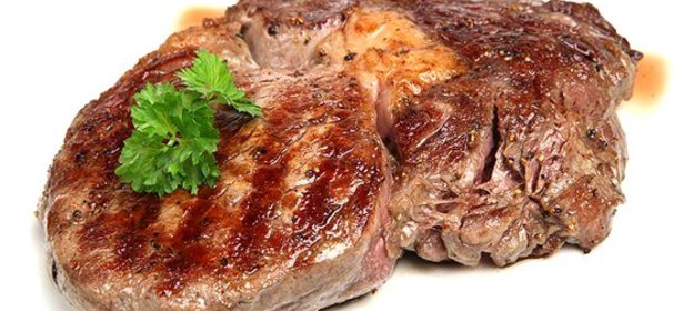 Риб-ай стейки с яично-винным соусом