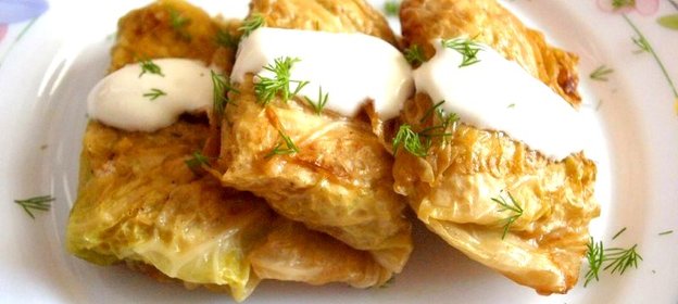 Мясные голубцы