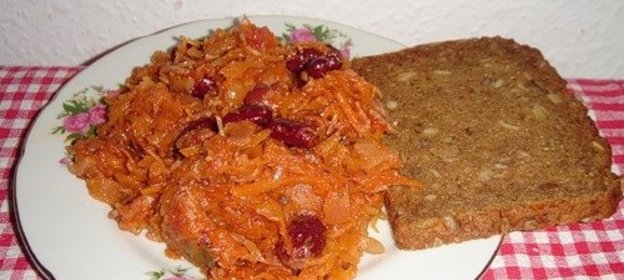 Бигус с фасолью