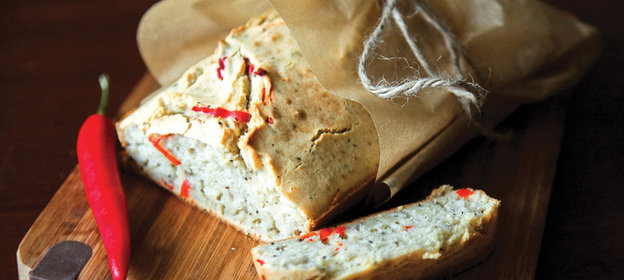 Острый чили-хлеб с чесноком