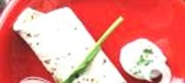 Цуккини завернутый в лепешку