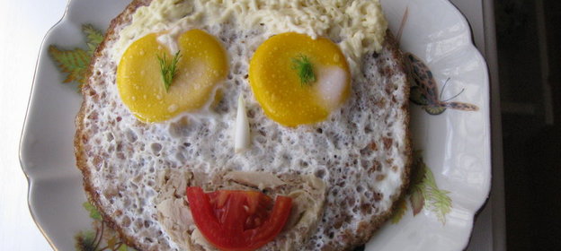 Яичница с гречкой Чудик для детей