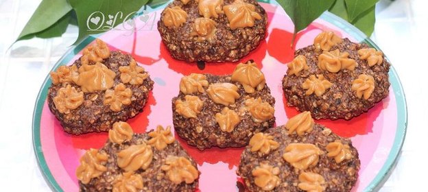 Шоколадно-овсяное печенье за 5 минут