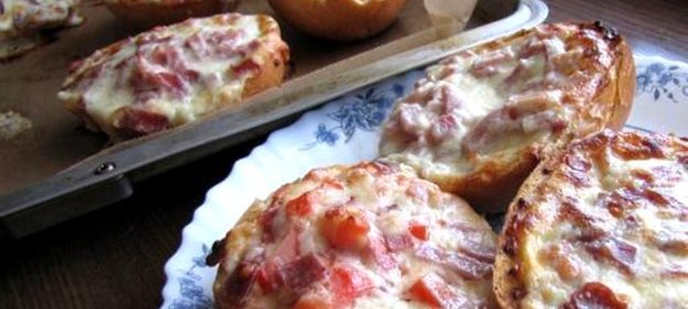 Мини пицца на скорую руку