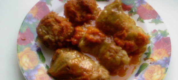 Просто голубцы + бонус--тефтельки для папы--1001 вариант