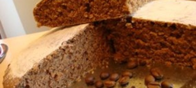 Пирог с кофе