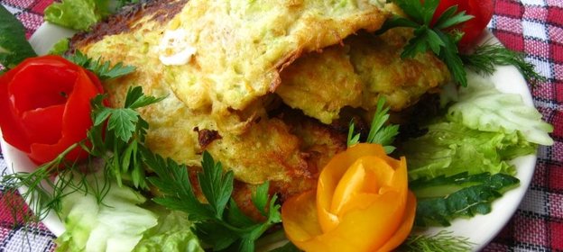 Овощные оладьи