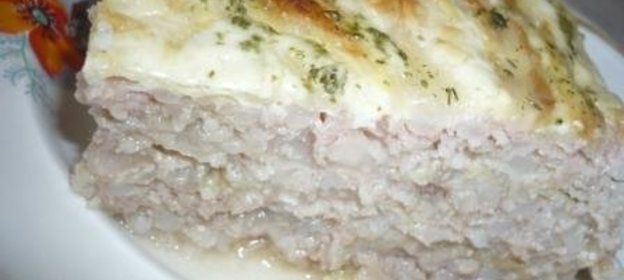 Ленивые голубцы слоеные