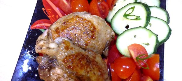 Жареные куриные бедра