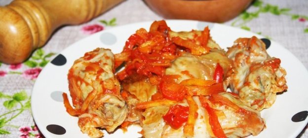 Голубцы со свининой, запеченные в томатной заливке