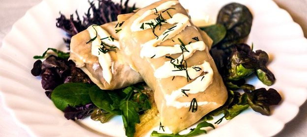 Вегетарианские голубцы с нутом, чечевицей и фасолью