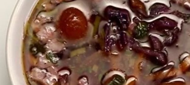 Щи из красной капусты (в мультиварке)