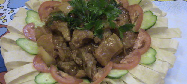 Голубцы с мясом слоеные