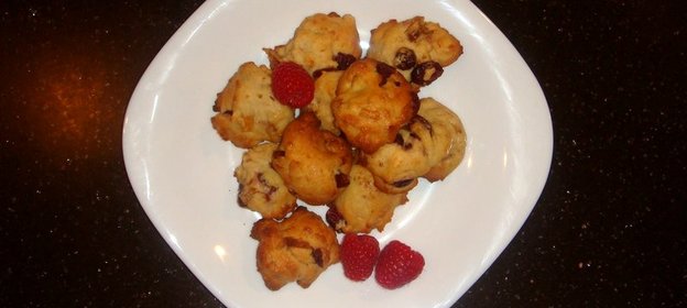 Печенье с сушеным инжиром и вяленой клюквой