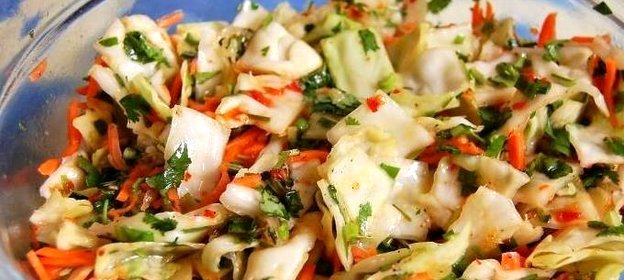 Салат из капусты по-корейски