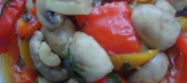 Яичница с орехами.Пятиминутка