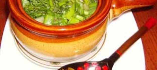 Уха по-татарски в горшочках