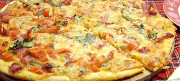 Тонкая пицца