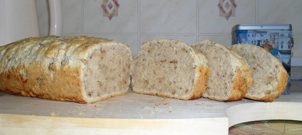 Хлеб сырно - ореховый