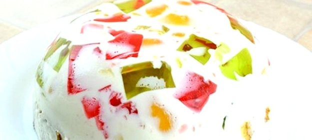 Желейный торт Битое стекло