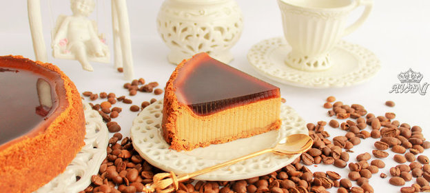 Кофейный чизкейк с кофейным желе