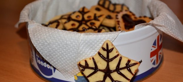 Новогоднее имбирное печенье