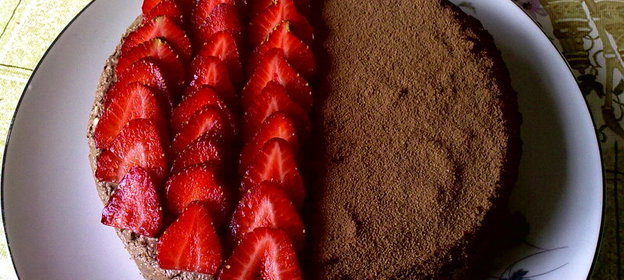 Холодный кофейно-апельсиновый чизкейк