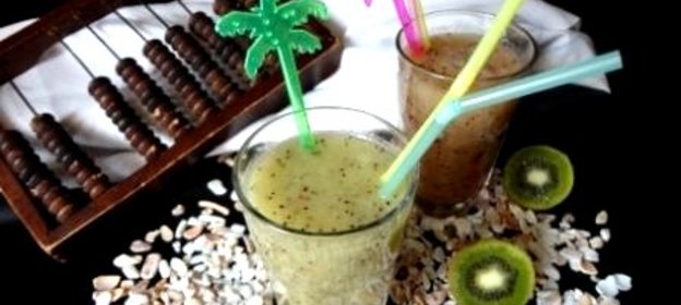 Смузи с зеленым чаем