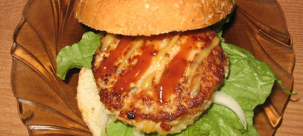 Слоёная котлета(для гамбургера)