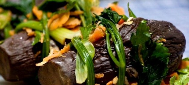Баклажаны соленые фаршированные овощами