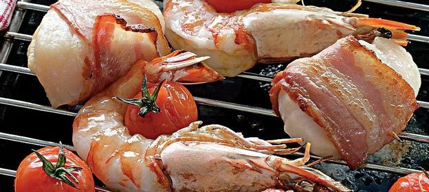 Морские гребешки в беконе