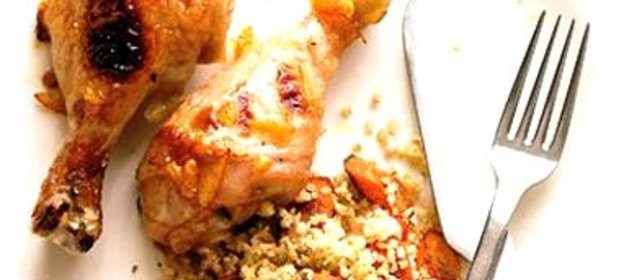 Курица с морковью и крупой